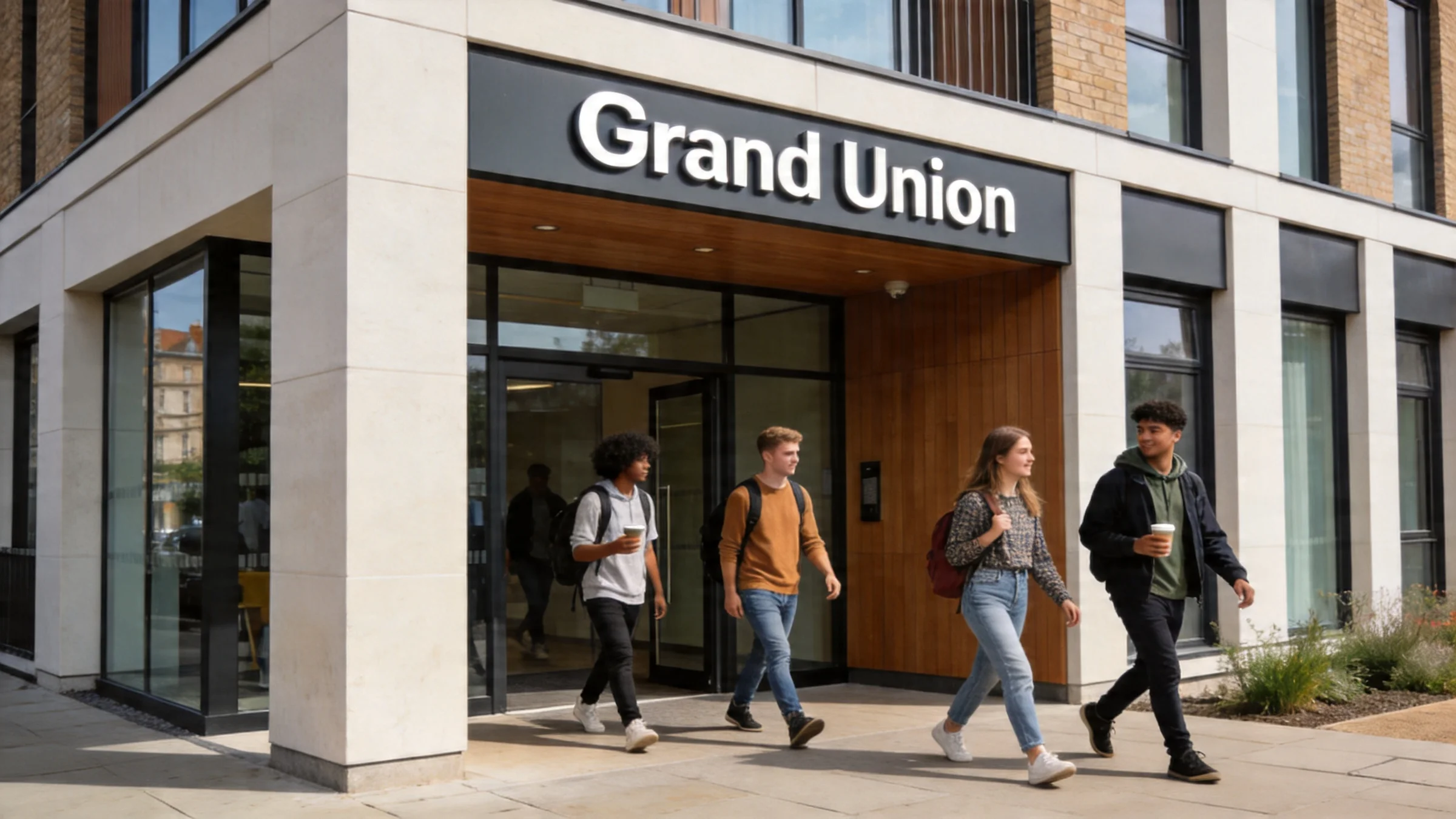 Grand Union學生公寓內設共享學習室，光線充足設備齊全